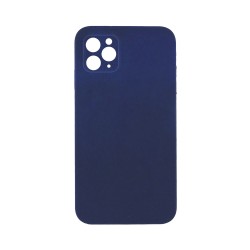 Funda de Silicona con Marco de Cámara para Apple iPhone 11 Pro Max Azul